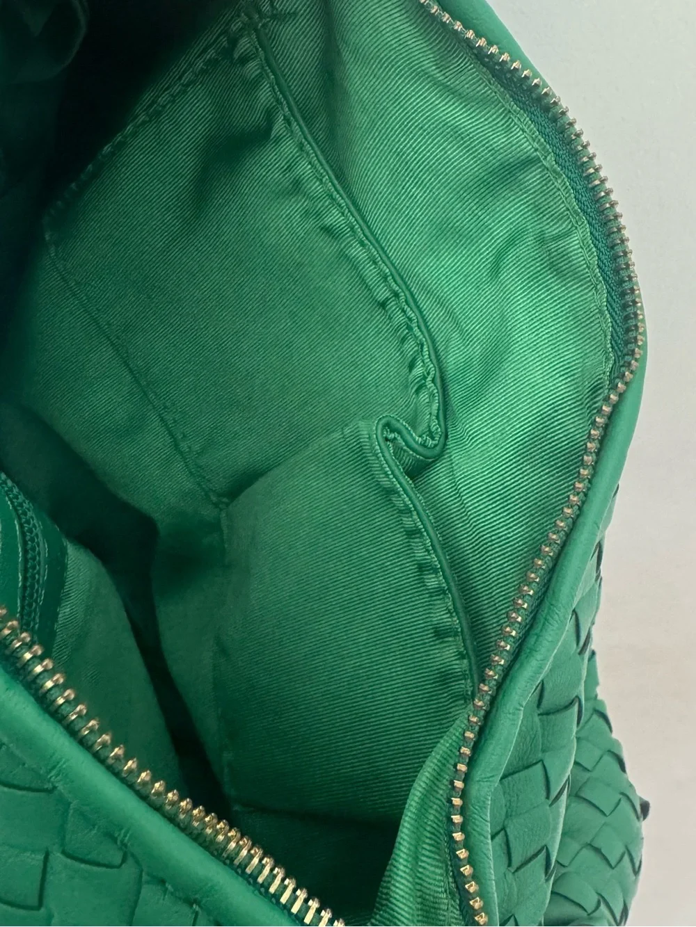 Melie Bianco / Anthropologie Green Woven Shoulder Bag